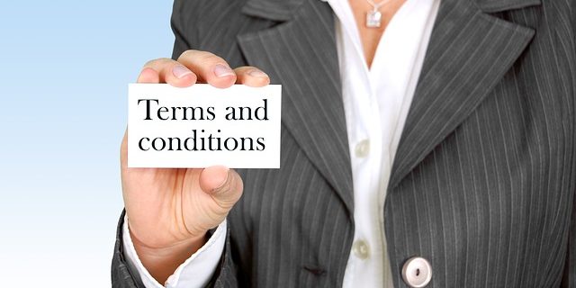 Non-Standard Terms and Conditions